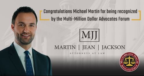 Attorney Michael Martin Recognized by Multi-Million Dollar Advocate Forum